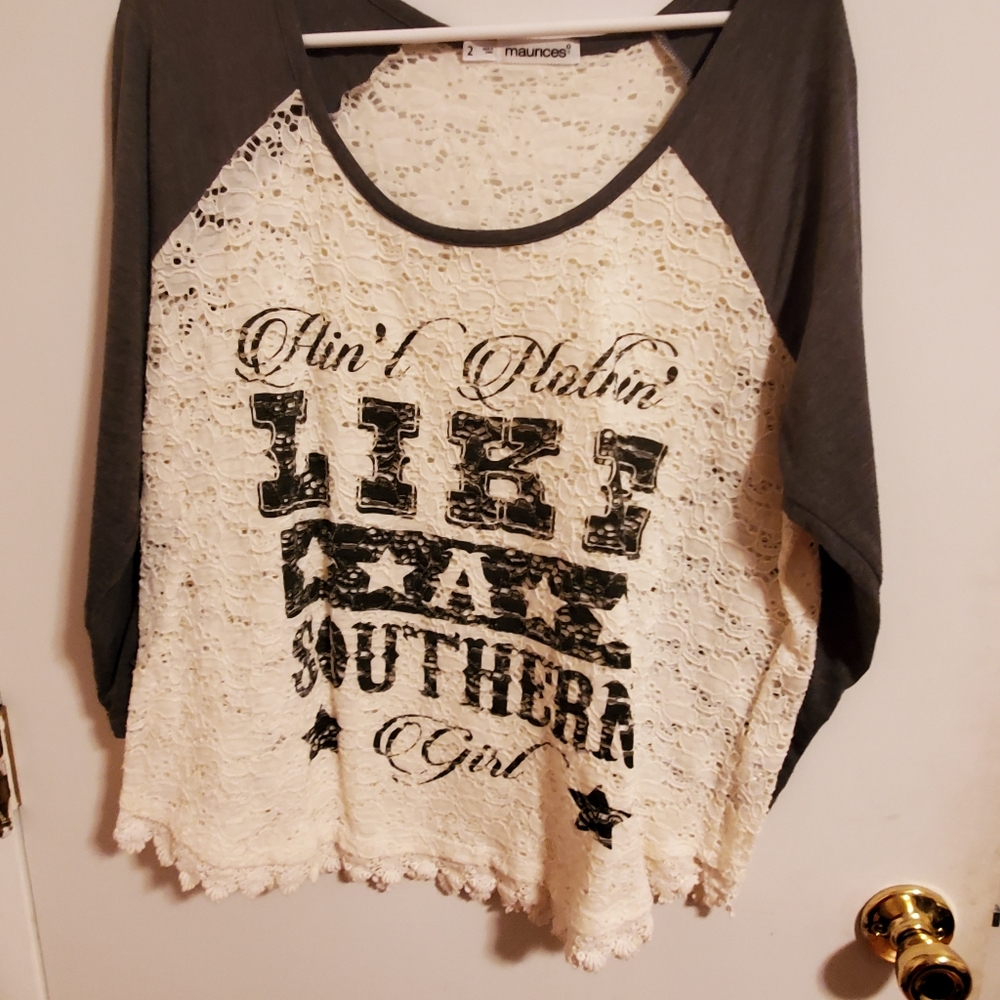 3/4 sleeve top
